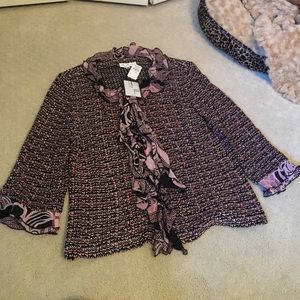 St John pink tweed jacket.